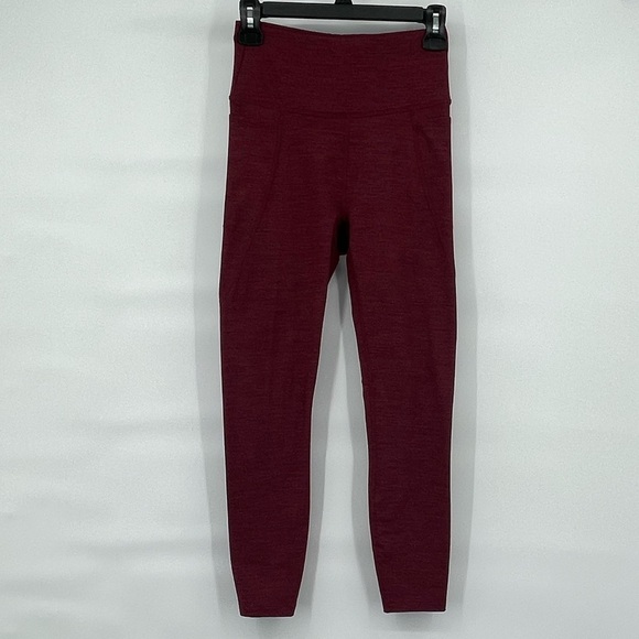Joy lab high rise burgundy red legging - Picture 1 of 7